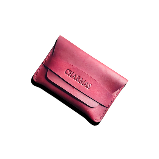 COMPACT WALLET - CHERRY RED