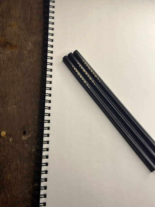 CHARMAS BLACK PENCIL SET OF 6