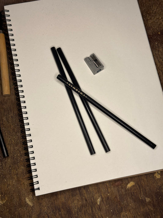 CHARMAS BLACK PENCIL SET OF 6